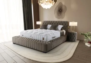 מיטה מרופדת עם ארגז מצעים דגם אריה קריולה - תמונה 2