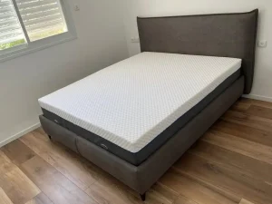 מיטה זוגית מרופדת עם ארגז מצעים דגם נובה+אודין - תמונה 2