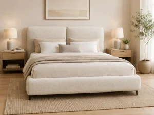 מיטה זוגית מעוצבת עם ארגז מצעים דגם באזל - תמונה 3