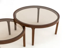 צמד שולחנות דגם COCONUT ROUND - תמונה 3